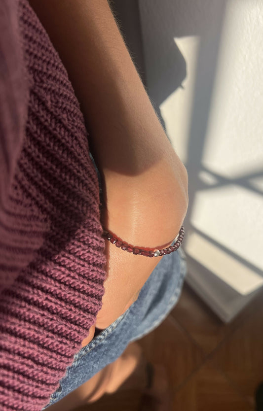 Pulsera granate