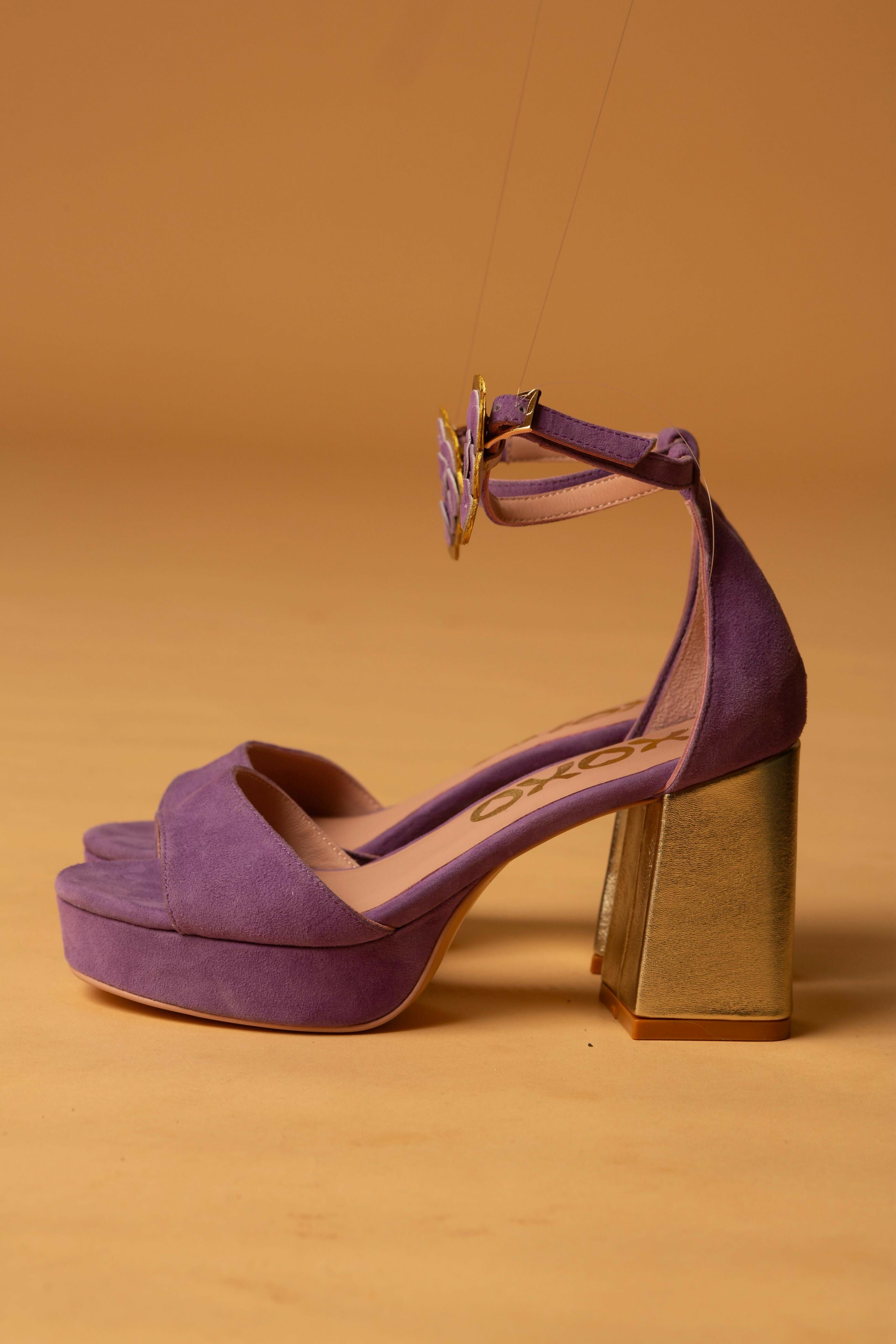 Sandalias Uva Lila