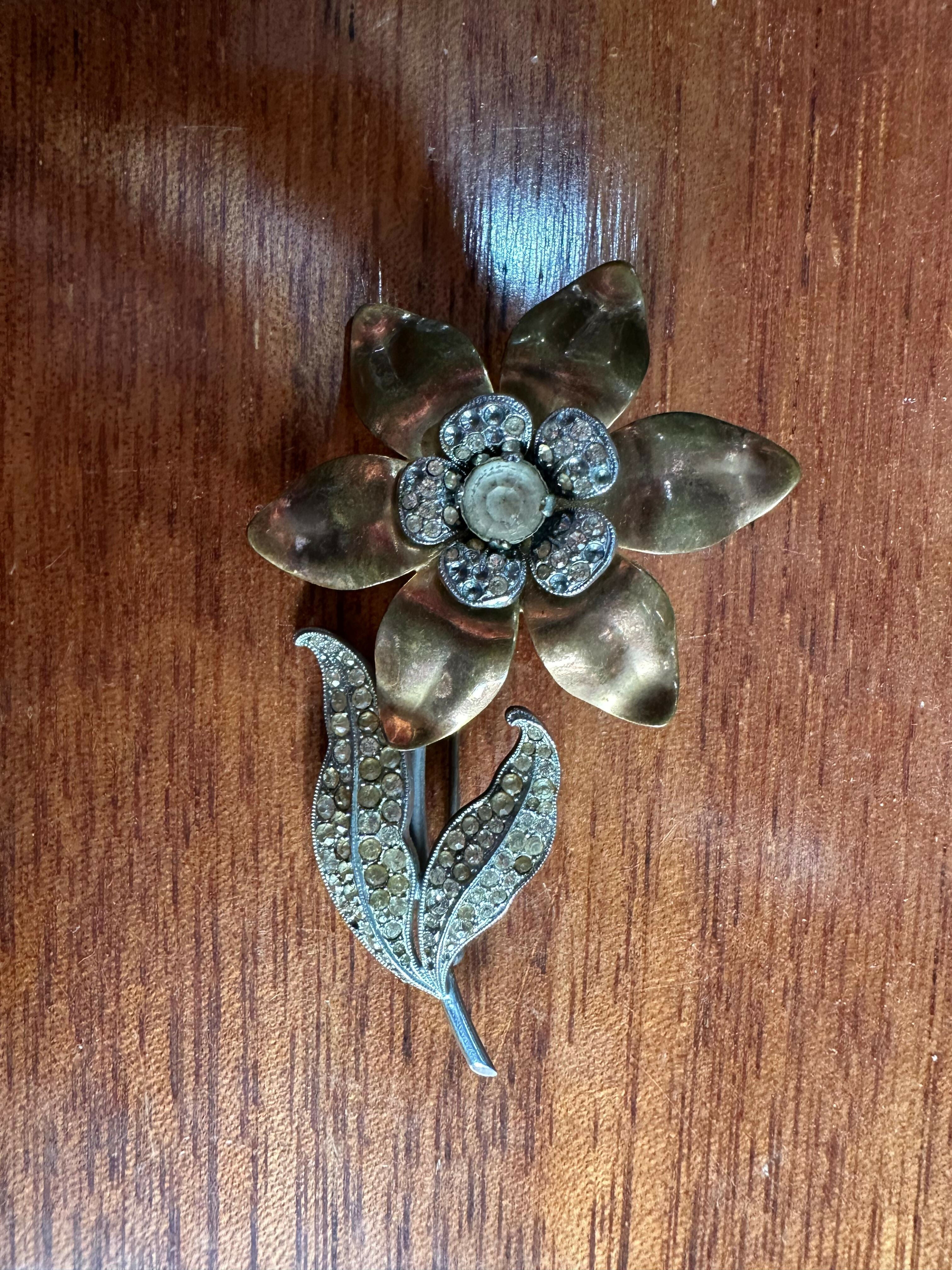 Broche "Girasol de Antaño"