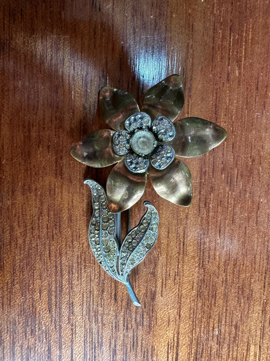 Broche "Girasol de Antaño"
