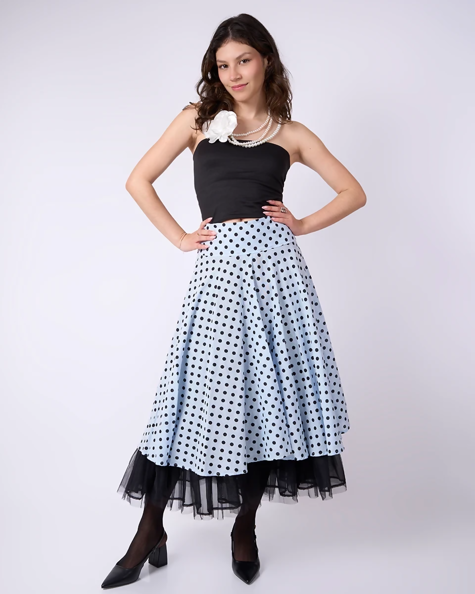 Falda Polka Dots