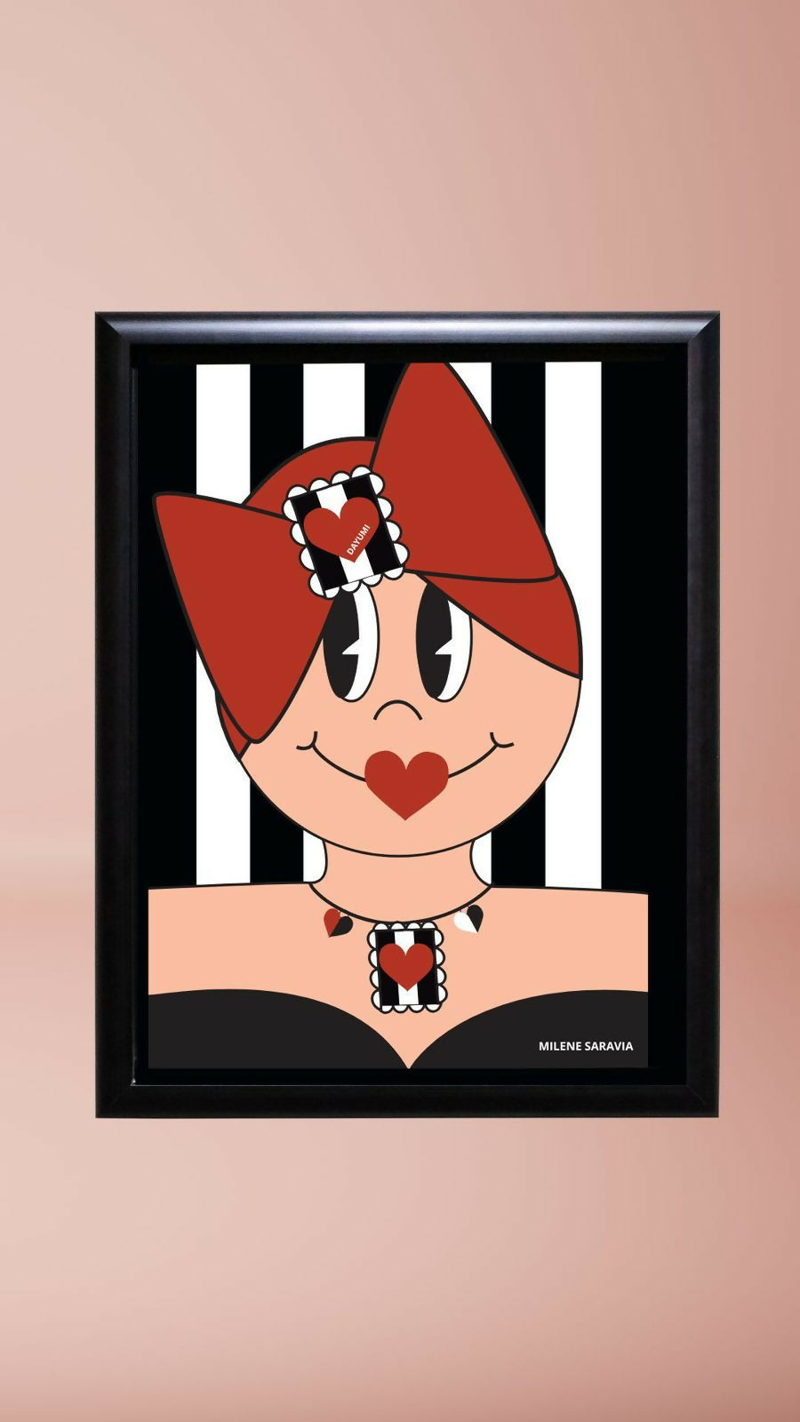 Dayumi Original Cuadro Blanco y Negro (15x20cm)