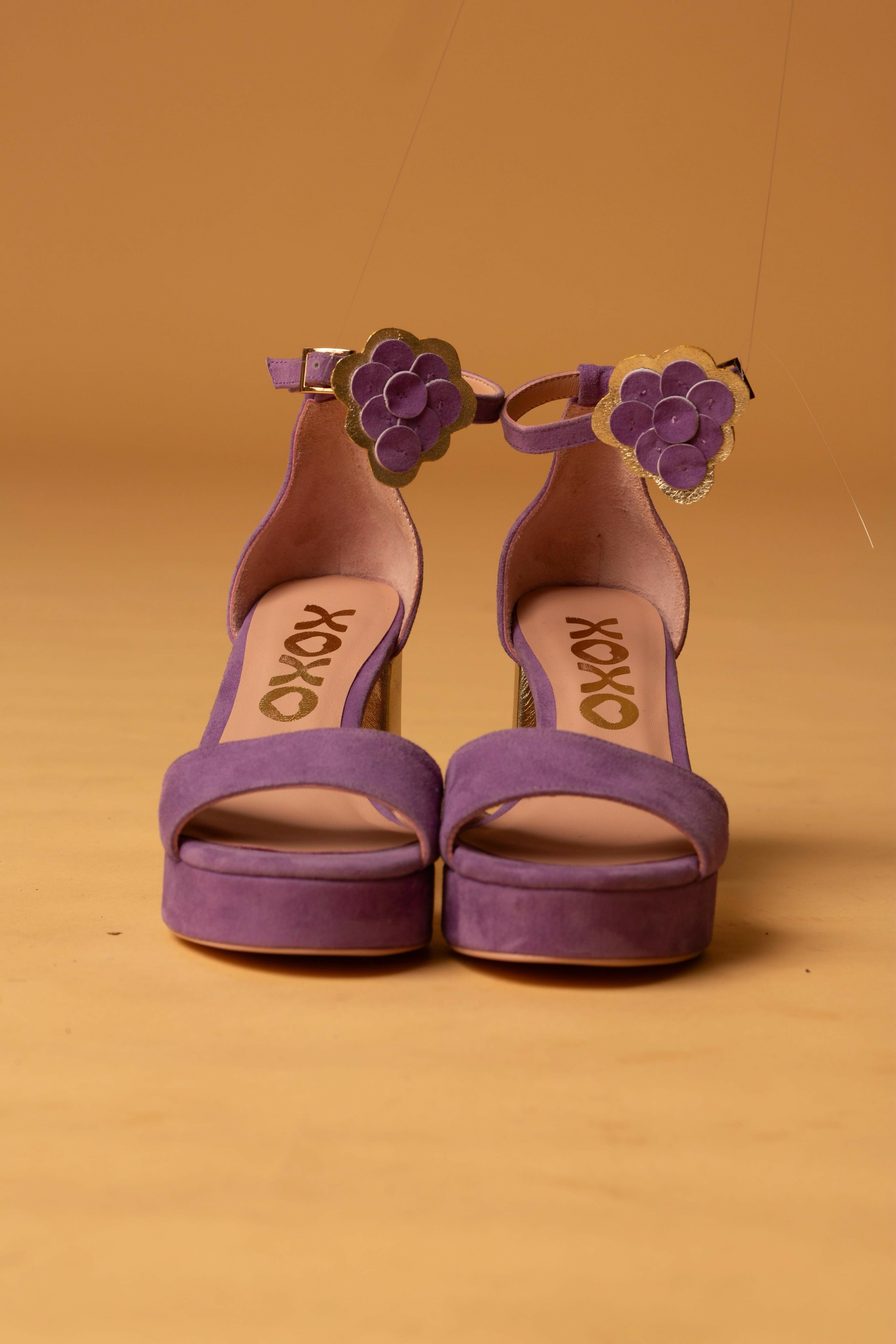 Sandalias Uva Lila