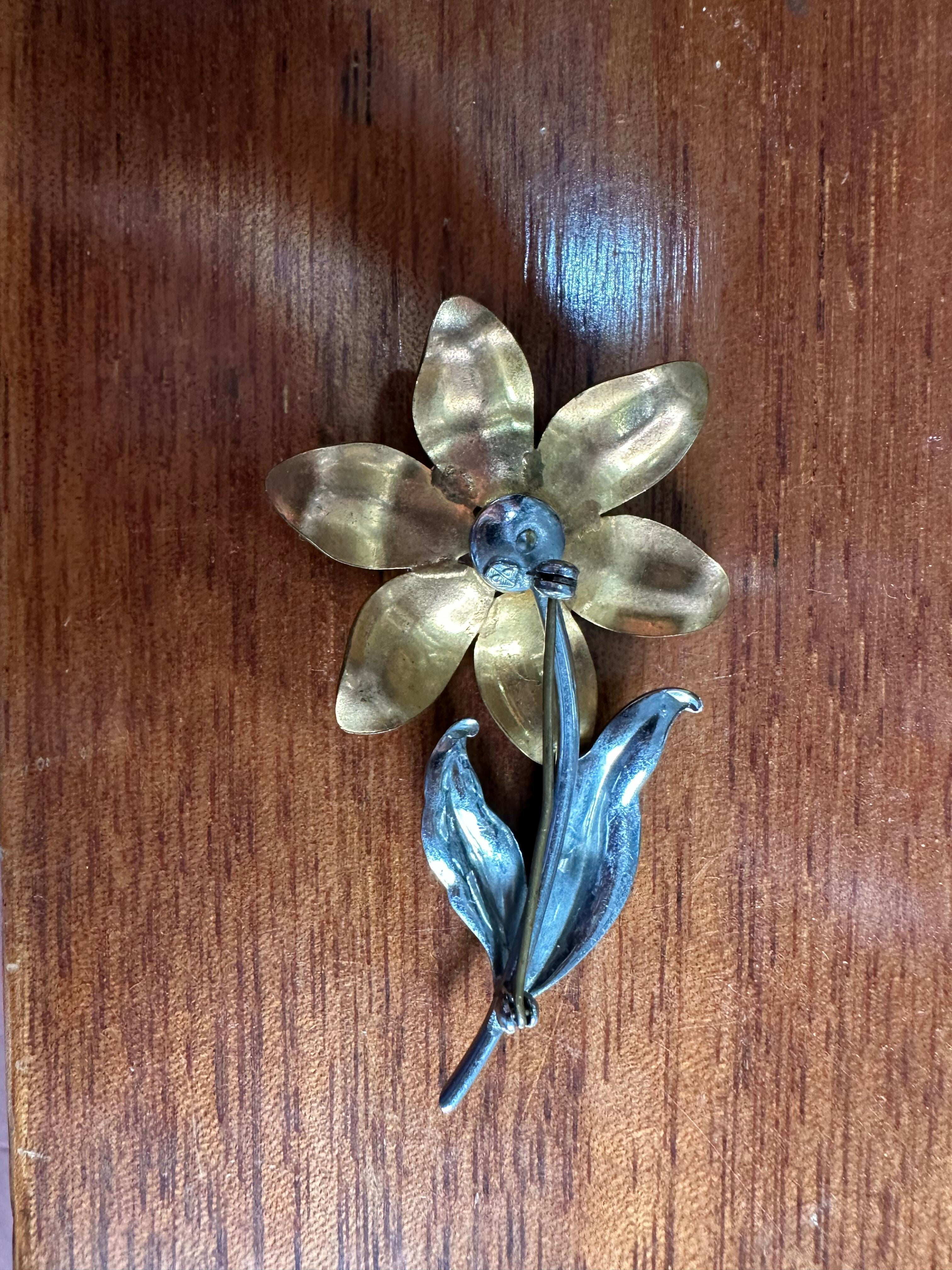 Broche "Girasol de Antaño"