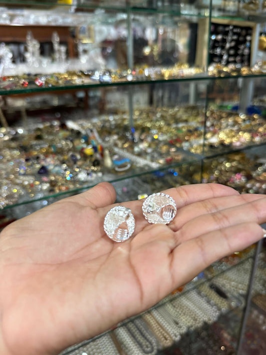 Aretes Plateados