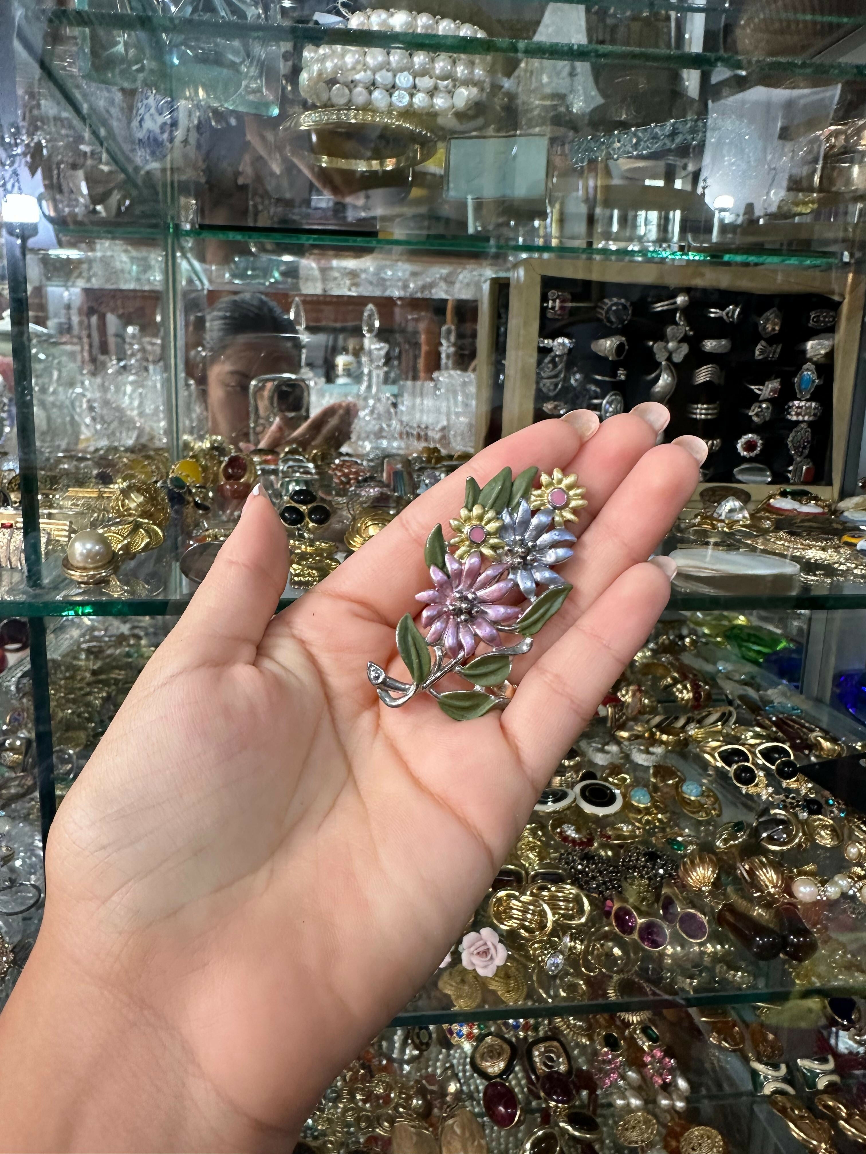 Broche "Pradera de Esmalte"