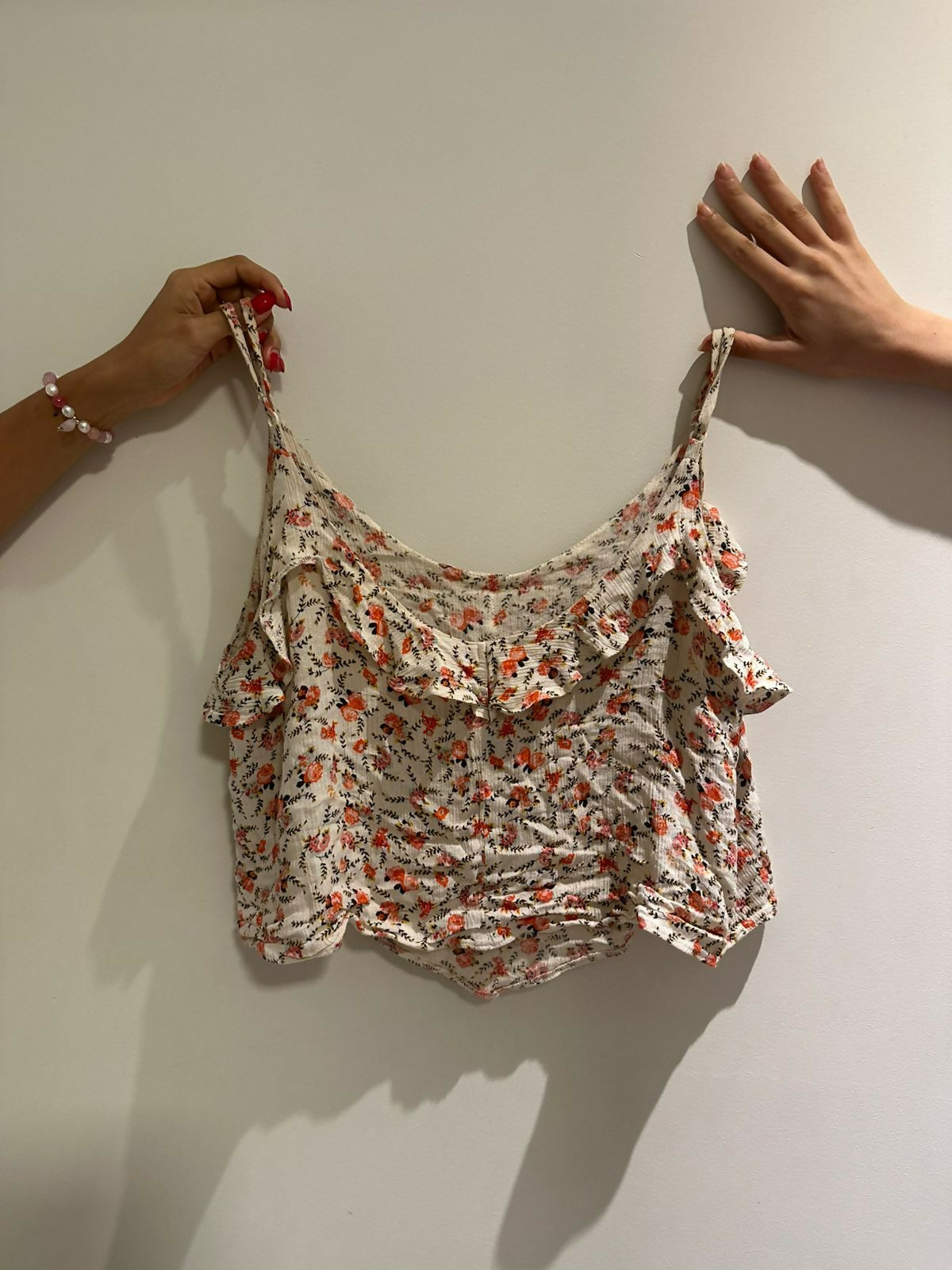 Blusa de Tiras Floreado