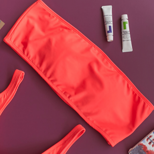 Amore coral strapless