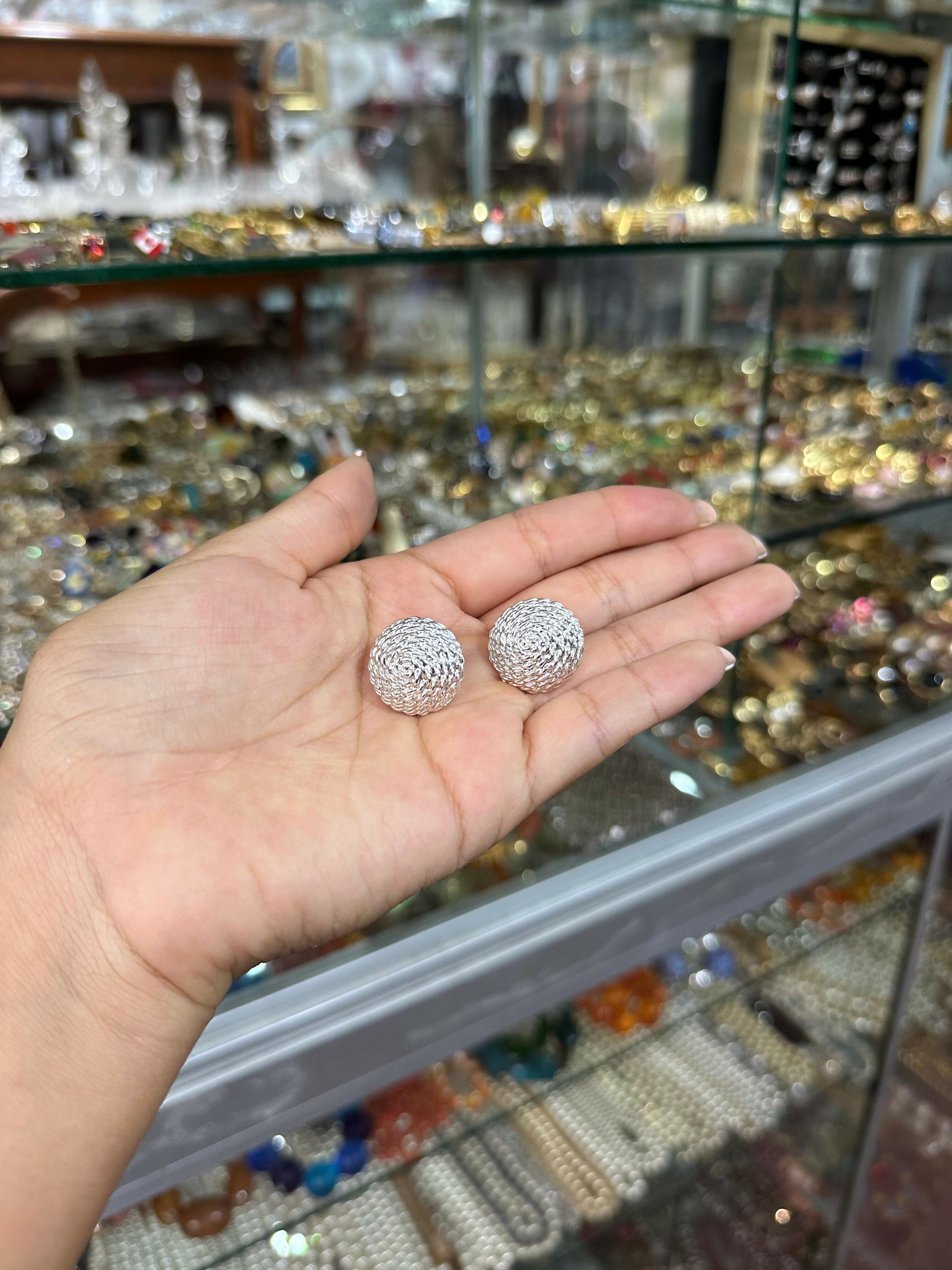 Aretes Plateados
