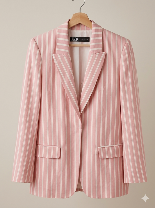 Blazer rayado mujer - Zara