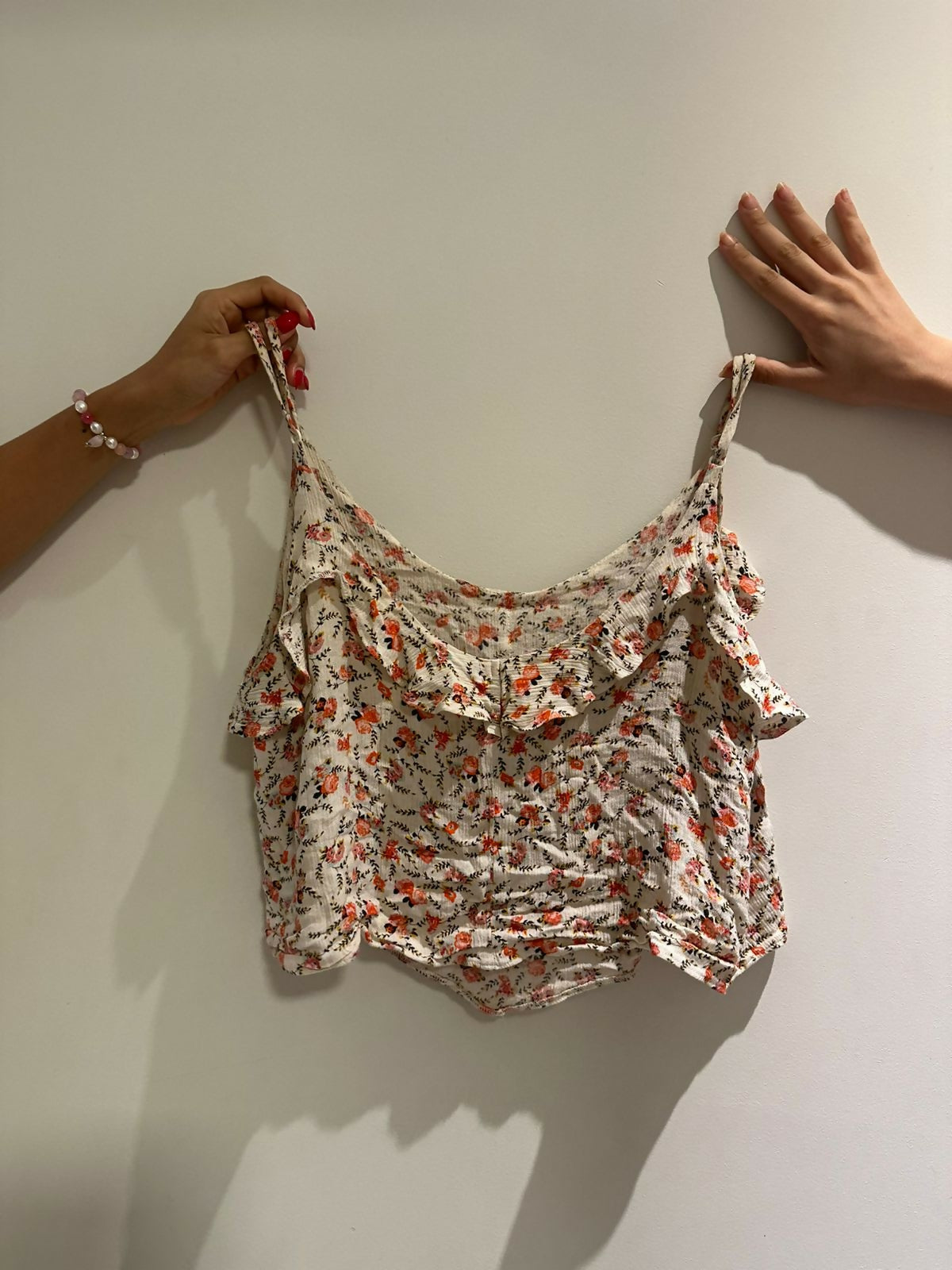 Blusa de Tiras Floreado