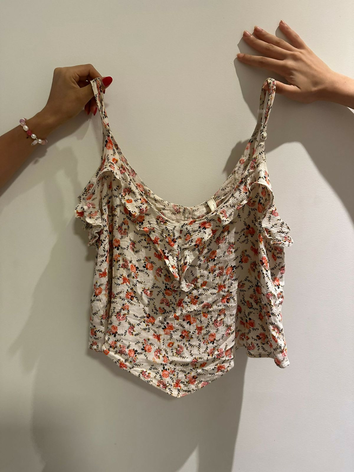 Blusa de Tiras Floreado