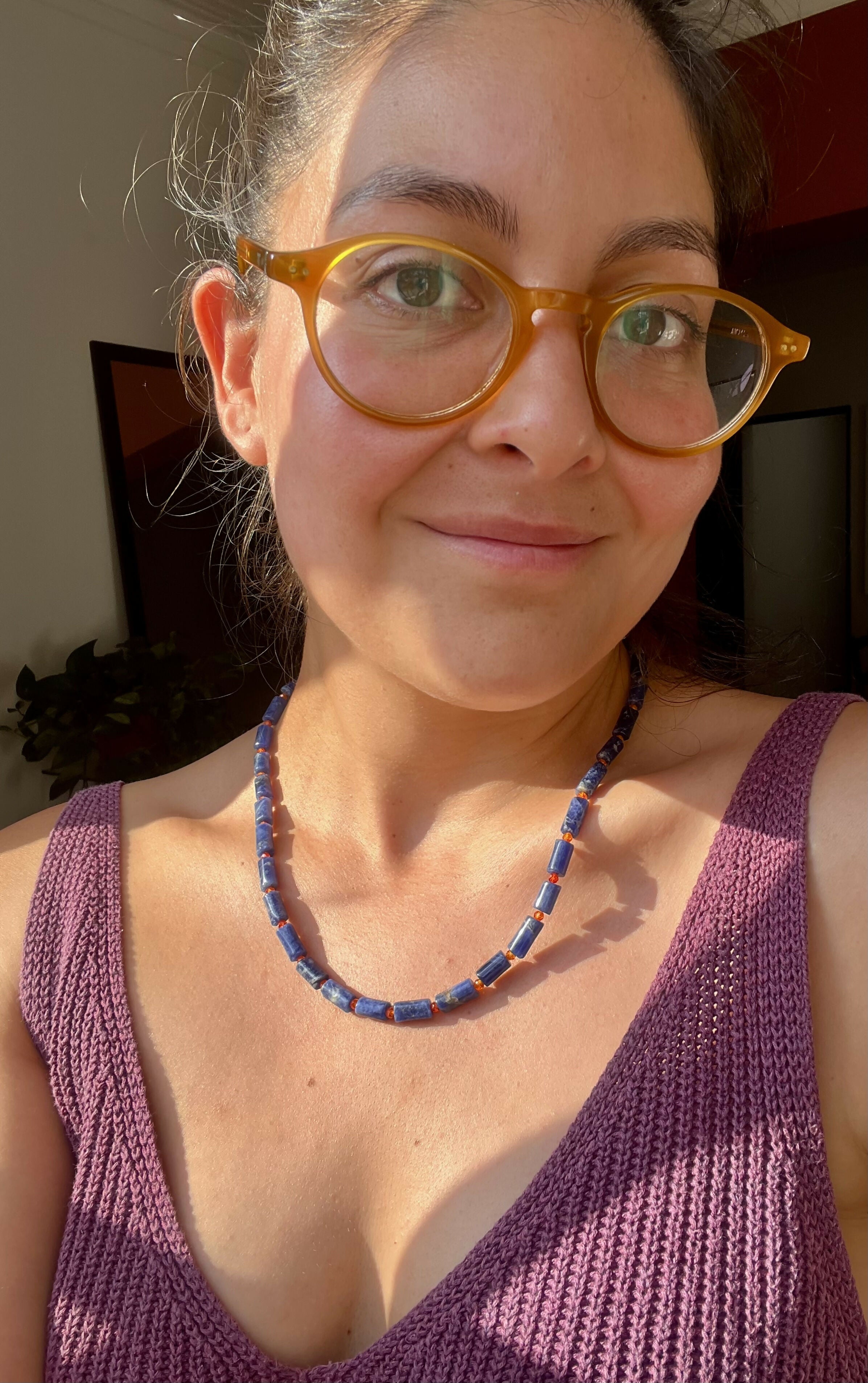 Collar lapislázuli