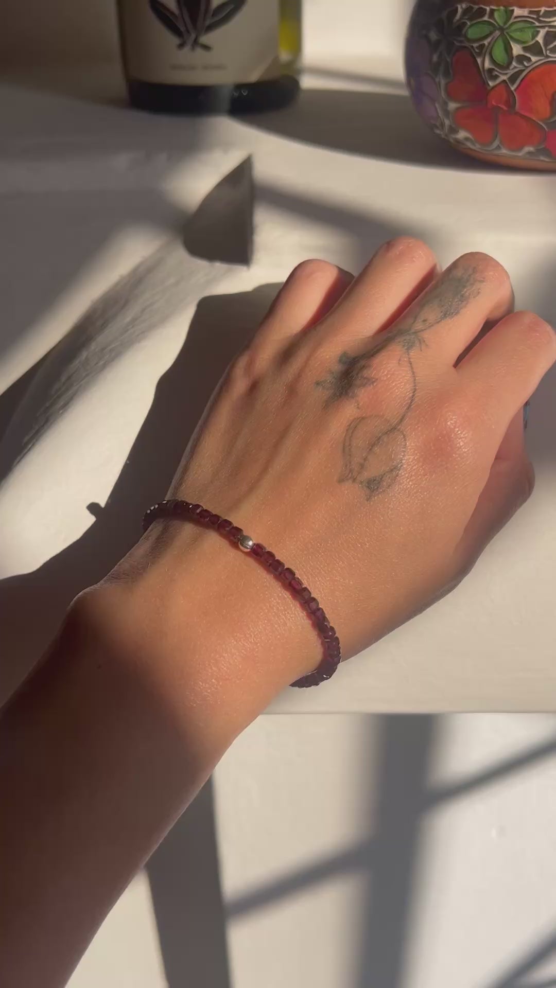 Pulsera granate