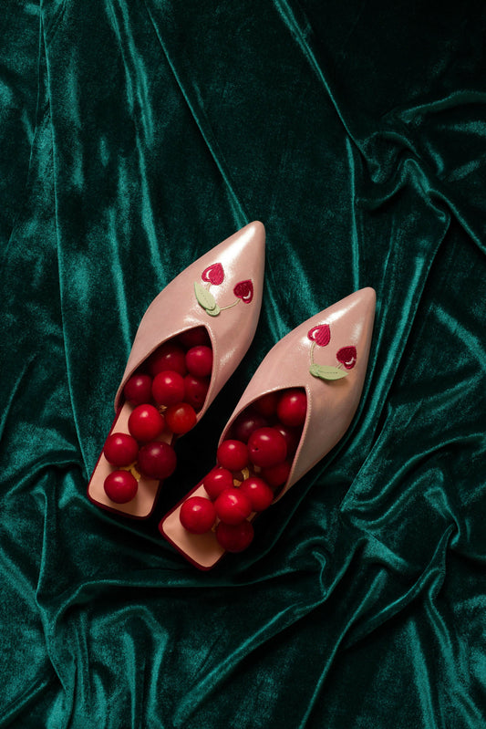 Mules Cherry