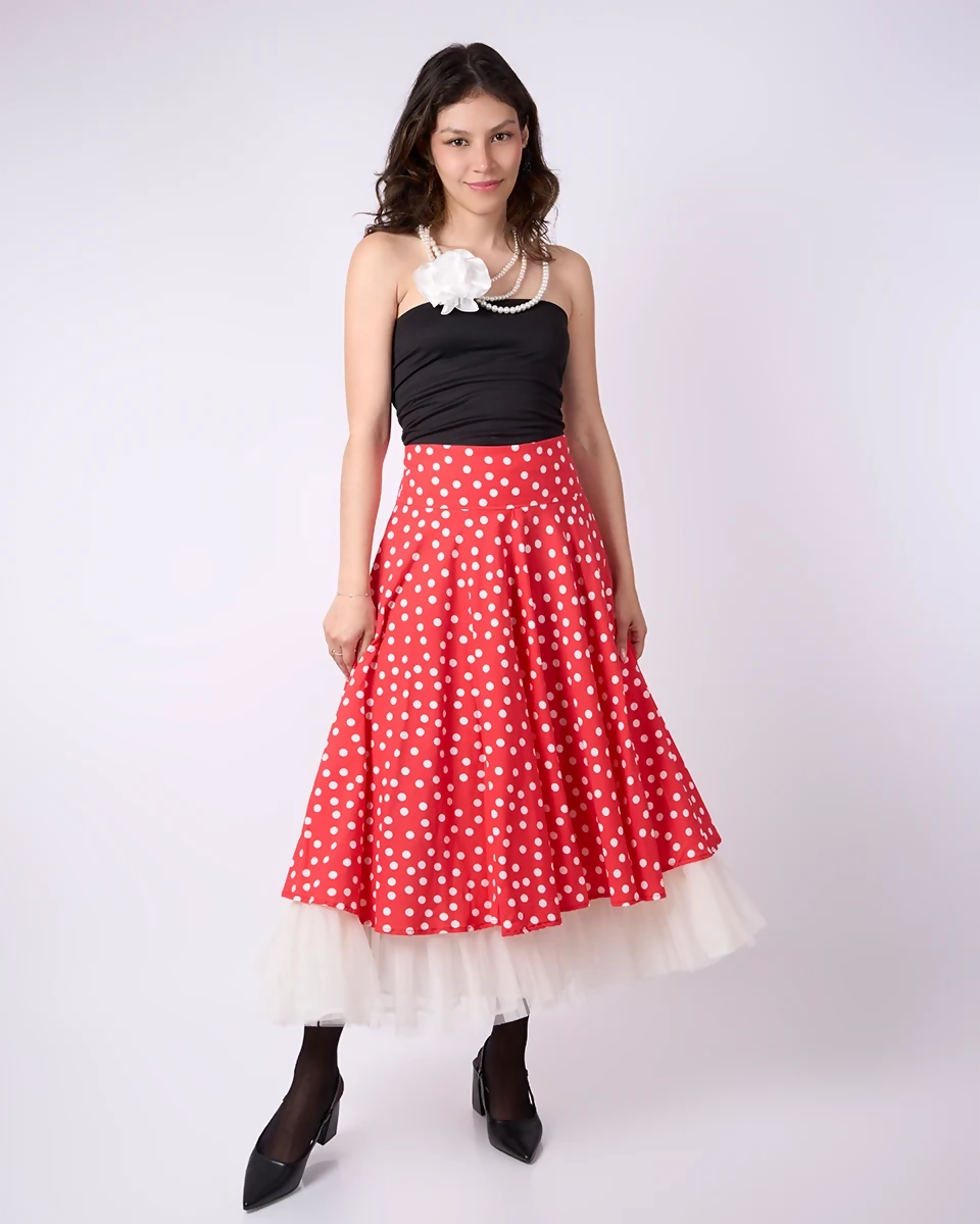 Falda Polka Dots