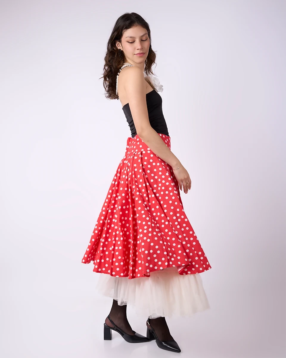 Falda Polka Dots